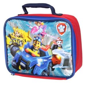 Nickelodeon Paw Patrol "PP" Blue Insulated Lunch Box Cartoon Kids School Picnic